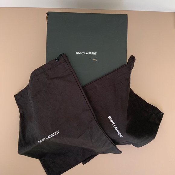 Saint Laurent Court Classic California Metallic Sneakers Sz 7 - Picture 11 of 12